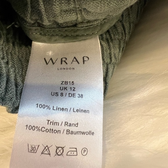 Wrap London Linen pants size 8 - Picture 4 of 6